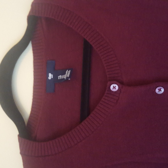 GAP Factory Cardigan - Burgundy colour, Size Large - Picture 3 of 9